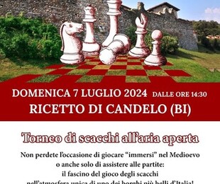 Ricetto 的国际象棋锦标赛让您沉浸在中世纪的氛围中